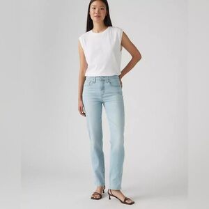 Levi's Women's Light Blue 724 Straight Leg Jeans